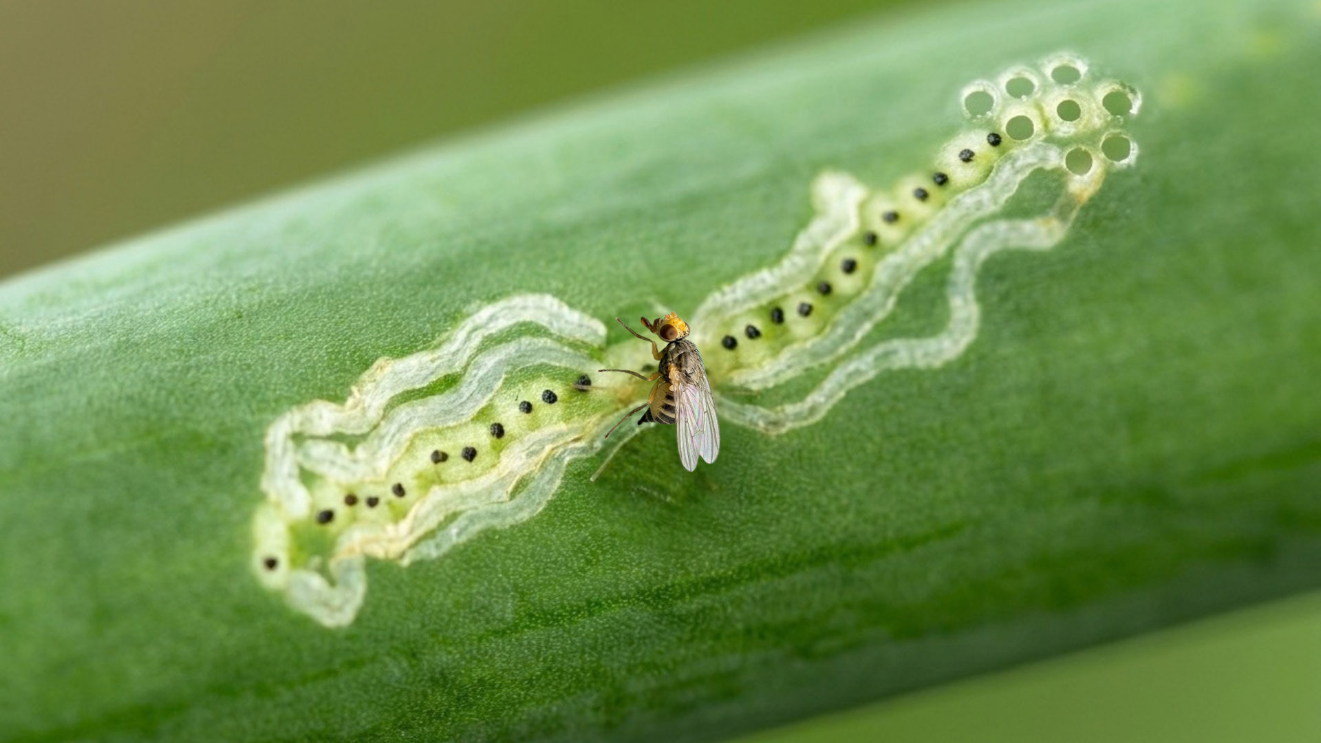 Gambar. Lubang Tusukan ovipositor