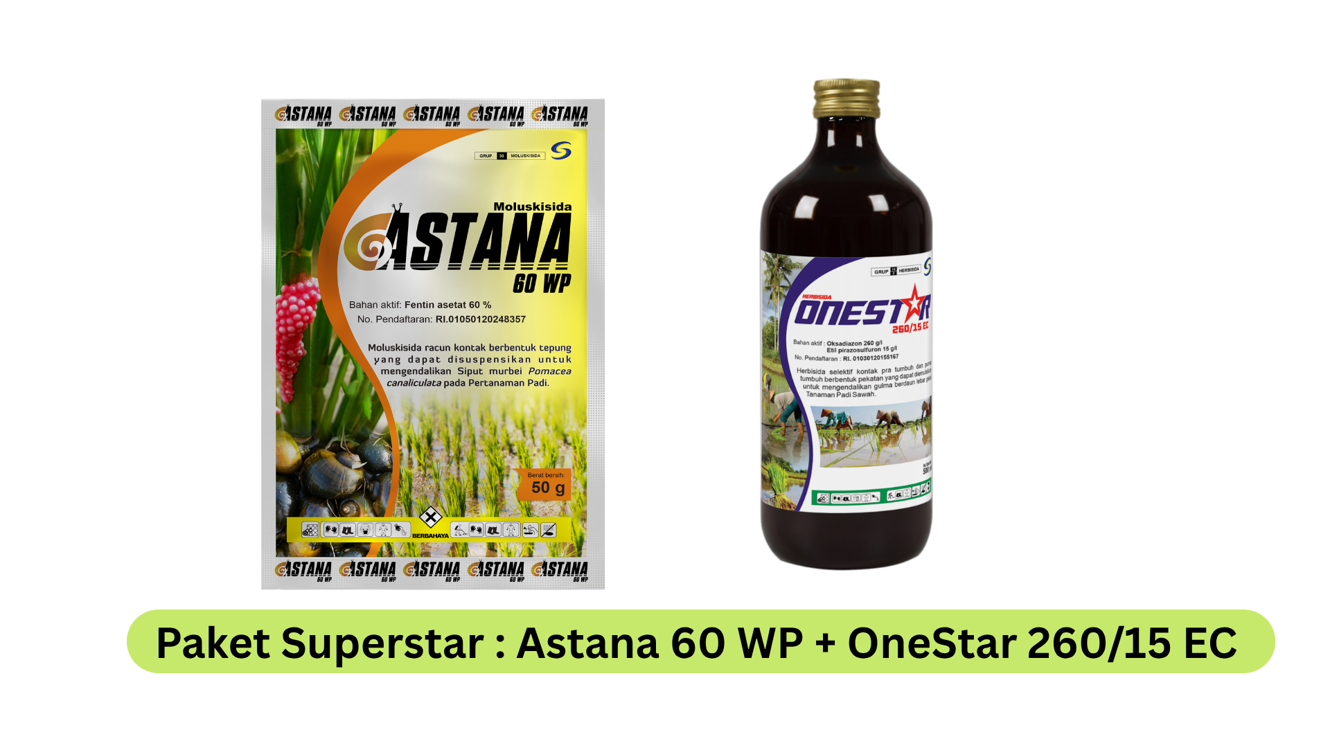 Paket Superstar : Astana 60 WP dan OneStar 260/15 EC