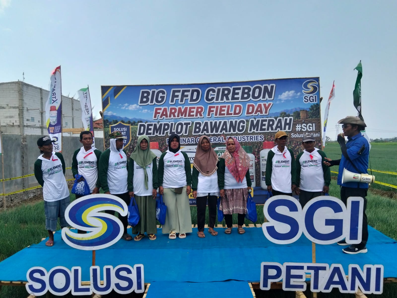 Penjelasan di lahan bersama tim SGI Regional Jawa Barat