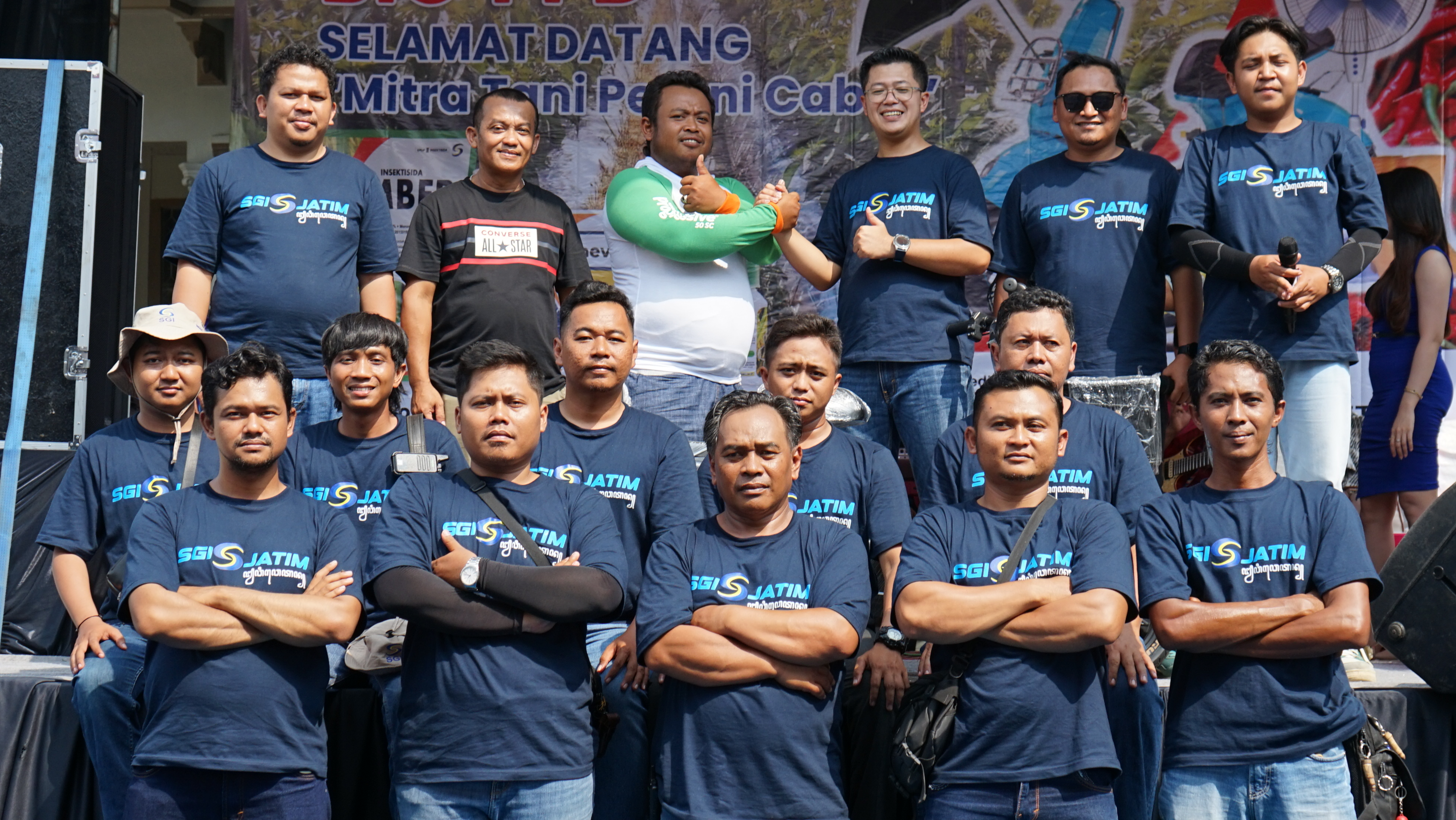 Petani cabai Blitar mengikuti temu lapang bersama PT Sinar General Industries di Kabupaten Blitar, Jawa Timur. Tingkatkan produksi lewat lahan